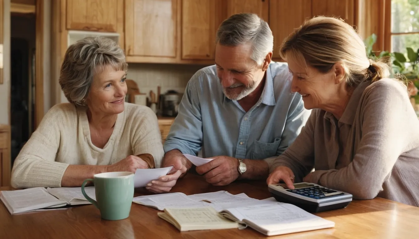 A homeowner comparing written quotes at a kitchen table in the Sandy Springs area